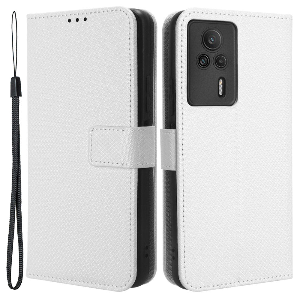 Phone Leather Cover for Xiaomi Redmi K60E 5G Diamond Texture Stand Wallet Phone Case Phone Leather Cover for Xiaomi Redmi K60E 5G Diamond Texture Stand Wallet Phone Case